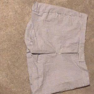 Size 8 pinstripe shorts